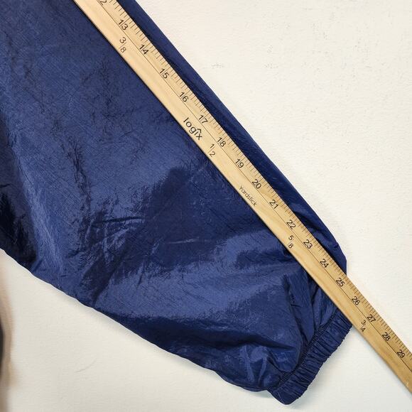 Vintage Wilson Tracksuit Jacket Mens XL Blue White Warmup Classic Fit Retro - Picture 12 of 14